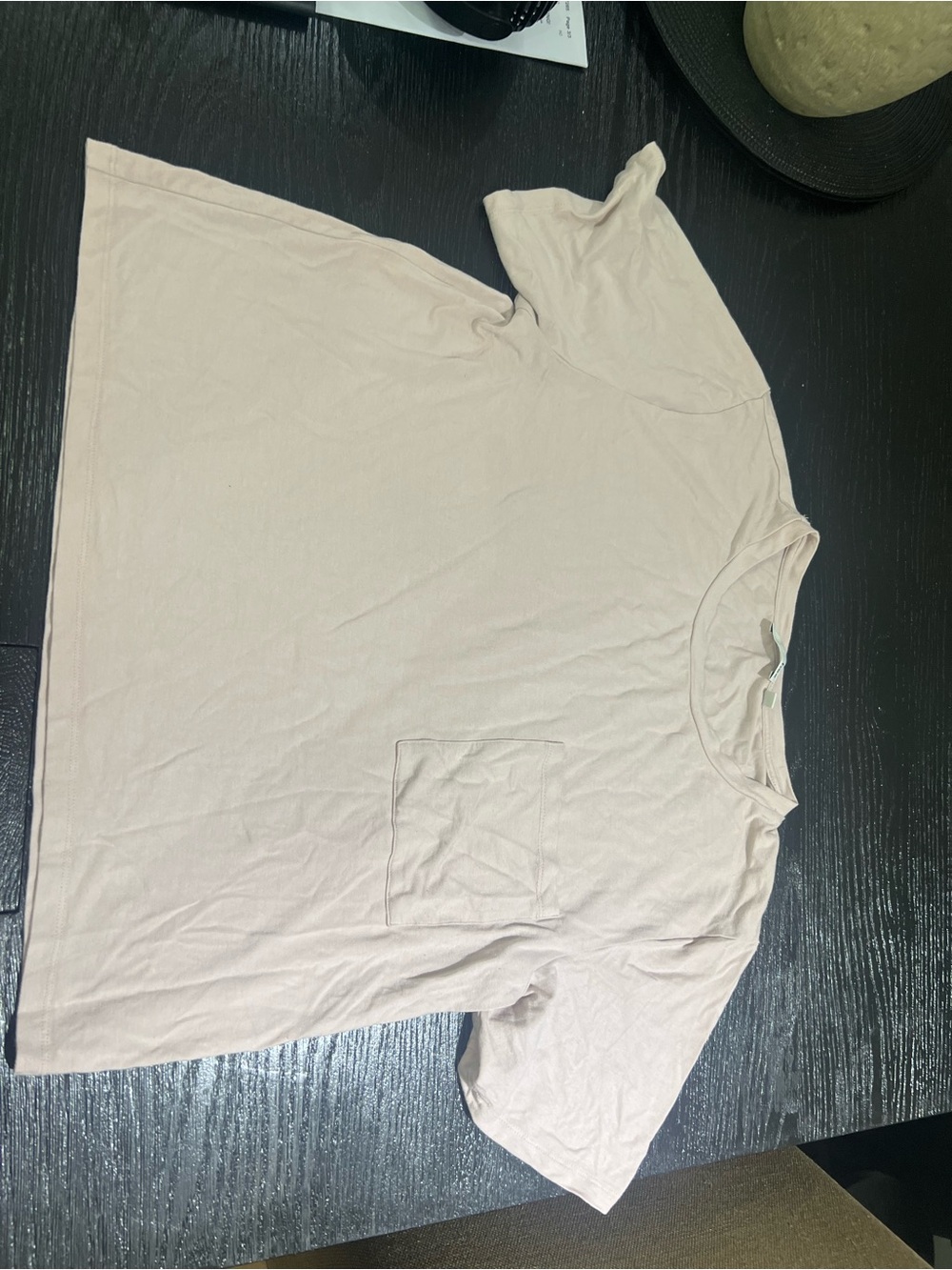 Wilfred Pale Pink Short Sleeve Pocket Tee